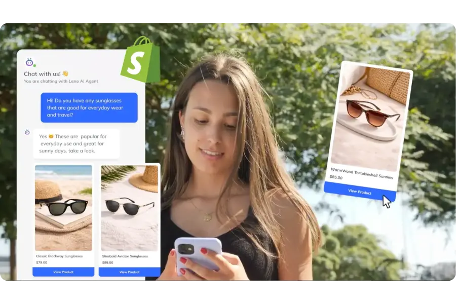 LenoChat for Shopify — manage customer conversations directly from your store